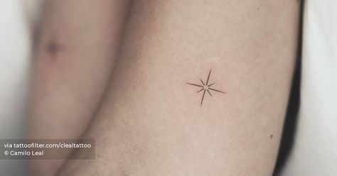 Minimalist Matching Tattoos, Tattoo For Couple, Love Tattoos For Couples, North Star Tattoo, North Star Tattoos, Couple Tattoos Love, Tattoos For Couples, Tattoos Love, Tattoos Matching