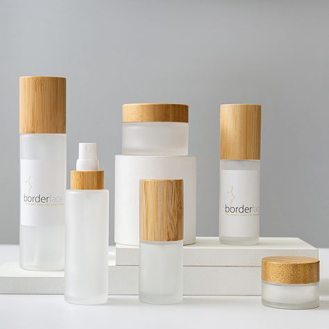 Store Moodboard, Organic Skincare Packaging, Luxury Skincare Packaging, Bamboo Packaging, Glass Bottle Packaging, Luxury Cosmetic Packaging, Hair Care Business, Cosmetic Packaging Design, Glass Packaging