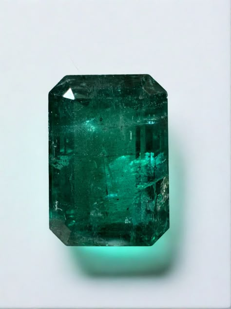 Stone: Emerald Weight: 10.99-carats Shape: Emerald Cut  Clarity: Transparent  Luster: Very Good Color: Deep Vivid Green Measurements: 15.20mm x 10.63mm x 8.08mm Geographic Origin: Zambia Treatment: Natural, Oiling Comments: Due to their growth conditions in nature and recovery methods, most emeralds contain surface-reaching features. For this reason, clarity enhancement is a common trade practice.  This gemstone comes with a certificate of authenticity. Smaragd Green, Elizabeth Kubler Ross, Winter Heart, Deep Emerald Green, From Rags To Riches, Emerald Crystal, Emerald Gem, Jupiter Fl, Tiny Bow