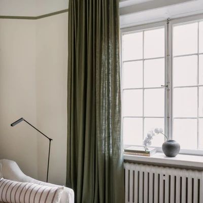 Curtain Weights, Linen Curtain Panels, Curtain Length, Linen Curtain, Quality Curtains, Green Curtains, Curtain Track, Wall Ceiling, Curtain Poles