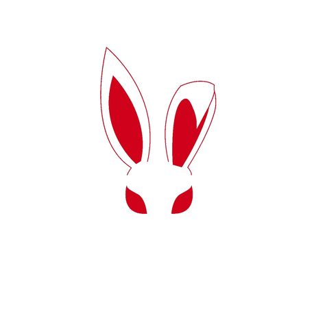 Red Bunny Aesthetic, Bunny Symbol, Rabbit Tattoos, Cloth Pattern, Bunny Art, Abstract Tattoo, Tattoo Sketches, Cute Bunny, Rabbits