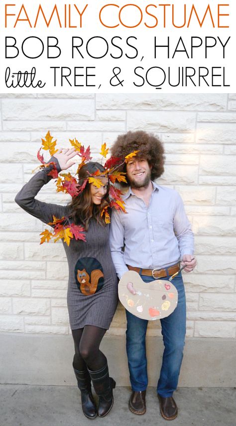 DIY Dorobek family costume 2013 - C.R.A.F.T. Diy Adult Halloween Costumes, Couples Costumes Creative, Meme Costume, Halloween Costumes Diy Couples, Tree Costume, Pregnant Halloween Costumes, Diy Couples Costumes, Halloween Parejas, Cheap Halloween Costumes