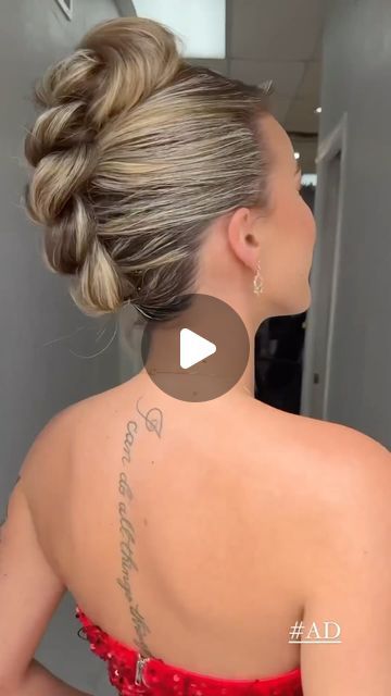 Hairbrained on Instagram: "Holiday Glam x 1,000,000 🥳❤️ @samirasjewelry • Here is it 😍Glamorous Holiday Updo Video I partnered with @saloncentric for this post . Products : @sexyhair Big Sexy Spray and Play Harder for hold , Big Sexy Powder Play Lite for volume and texture , Style Sexy Protect Me for a heat Protection, Healthy Sexy Smooth&Seal for shine and taming Flyaways @pinkpewter Never let go comb and brush @babylissprousa 1” flat iron All products are available at Salon Centric #saloncentricpartner Hair | Make up @samirasjewelry Model @makenadiaz . . . . . . . . #haireducator #haireducation #hairtrends #hairvideos #hairtutorial #holidayhair #hairstyles #wakeupandmakeup #hairtransformation #braidedupdo #hairideas #weddinghair #bridalhair #hairgoals #hairbrained #braids #updo # Going Out Long Hairstyles, Gray Updo Hairstyles, Up Dp Hair Hairstyles, Hairstyles For The Heat, Curl Hair Updo Easy, Edgy Updos For Medium Length Hair, Slick Back Updo Hairstyles, Creative Updos For Long Hair, Cool Updos For Long Hair