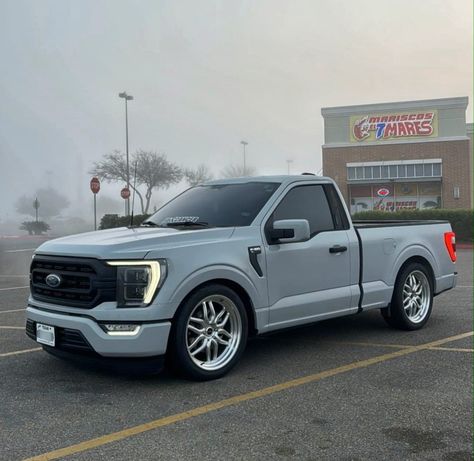 Single Cab Ford F150, Lowered F150 Single Cab, Single Cab F150, Ford Single Cab, Lowered F150, Street Truck, Ford Lightning, Best Pickup Truck, Fords 150