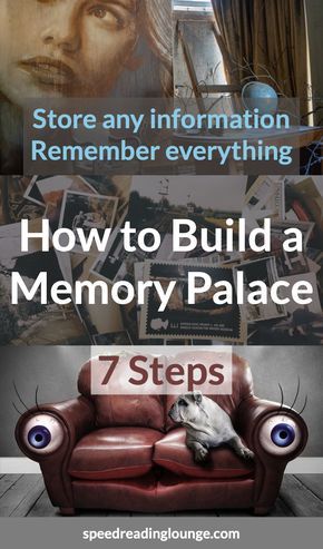 Memorizing Vocabulary Tips, Loci Method Study, Mind Palace Technique, Loci Method, Memory Techniques, Skimming And Scanning, Reading Lounge, Memorization Techniques, Read Faster