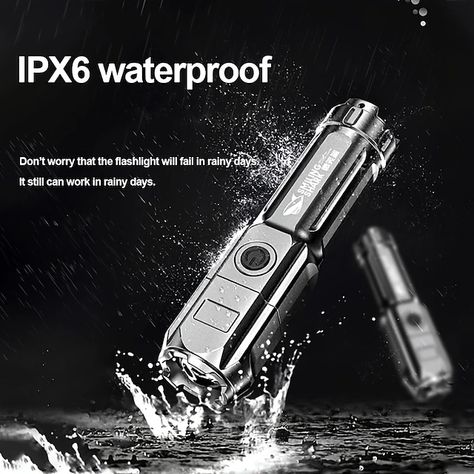 Super Bright ABS Strong Light Focusing Led Flashlight Outdoor Portable Home Built-in Battery Rechargeable Multi-function Torch 2023 - US $10.79 Bright Led Flashlight, Solar Wall Lights, Rechargeable Flashlight, Light Flashlight, Portable House, Tactical Flashlight, Power Outage, Camping Lights, Emergency Lighting