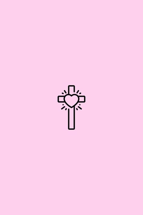 Pink Jesus Widget, Pink Cross Aesthetic, Christian Girl Pfp, Pink Cross Wallpapers, I Love Jesus Pfp, Christian Profile Picture, Cross Pfp, God Pfp, Jesus Wallpapers