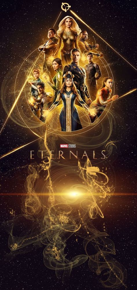 Eternals Poster, Eternals Wallpaper, Eternals Movie, Eternals Marvel, Marvel Universe Art, The Eternals, Marvel Avengers Comics, Marvel Movie Posters, Legion Of Superheroes