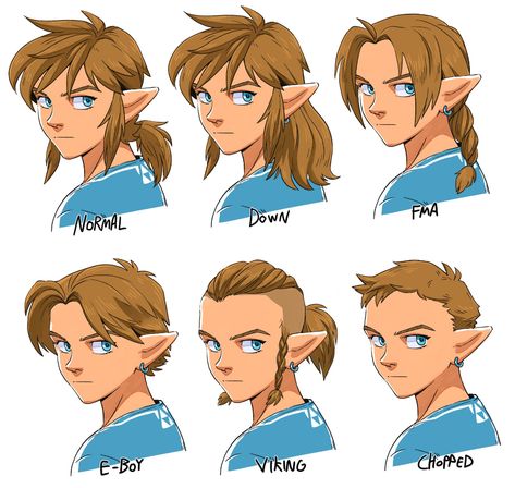 Wild Haircut, Botw Zelda, Zelda Funny, Horse Mane, Link Zelda, Zelda Art, Legend Of Zelda Breath, Zelda Breath, Body Poses