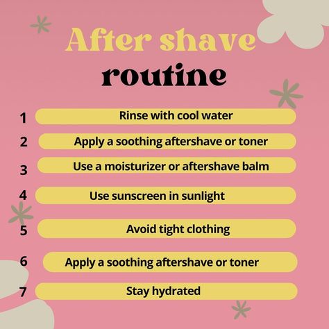 🪒🌸 After shaving, taking proper care of your skin is essential to prevent irritation, razor burn, and ingrown hairs. A good aftershave routine not only soothes but also helps keep skin clear and free of breakouts. Here’s my step-by-step routine to keep skin smooth, healthy, and fresh! #clearskin #aftershaveroutine #skincareessentials Razor Burn, Razor Burns, Ingrown Hairs, Skin Clear, After Shave Balm, Aftershave, Ingrown Hair, Skin Care Essentials, After Shave