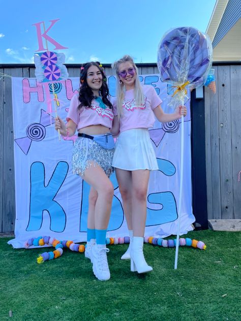 Candy Land Theme Outfits, Bid Day Themes, Christmas Party Themes, Tri Delta, Candy Land Theme, Boom Boom, Bid Day, Themed Outfits, Candy Land