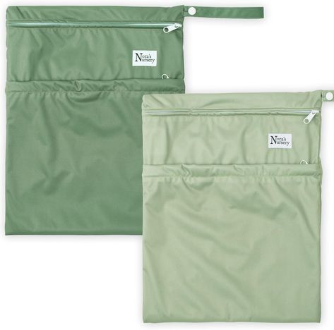 Nora's Nursery Wet Dry Bags with Two Zippered Pockets - Reusable and Washable Wet Bag for Swimming, Travel, Beach, Pool, Daycare, Cloth Nappies, Toiletries and Wet Swimsuits - 11x15 - Garden - 2 Pack : Amazon.co.uk: Baby Products Diaper Wet Bags, Diaper Bag Essentials, Wet Bags, Wet Dry Bag, Having A Baby Boy, Cloth Wipes, Wet Bag, Dry Bag, Baby Wipes