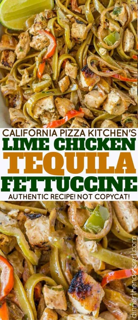 Chicken Tequila Fettuccine (CPK Copycat) Chicken Tequila Fettuccine, Chicken Tequila, Fetuchini Alfredo, Copycat Dinner, Chicken Fettucine, Fettuccine Recipes, California Pizza Kitchen, Chicken Fettuccine, California Pizza