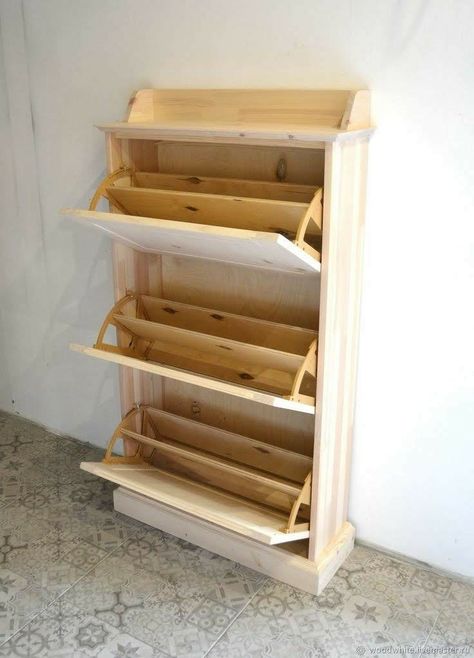 Shoe Rack In Closet, Shoes Rack Ideas, Shoe Rack Cabinet Design, Closet Shoe Rack, Shoe Rack Design, Shoe Storage Design, Shoes Organization, Shoe Rack Ideas, Space Shoes