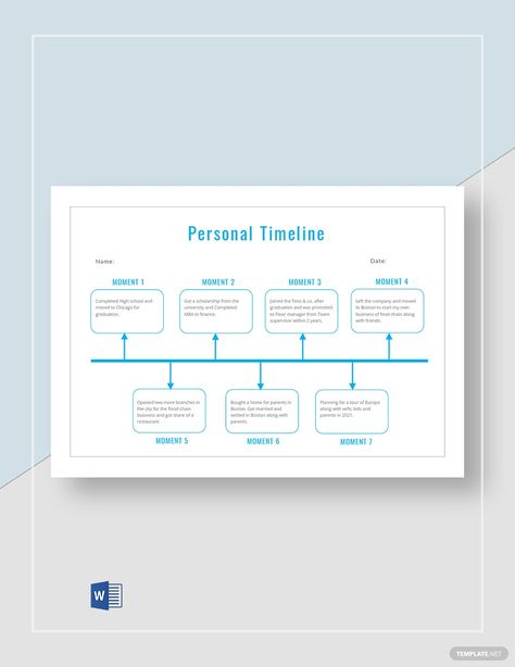 My Personal Timeline Template, Personal Timeline Template, About Yourself Template, Timeline Sample, Activity Template, Timeline Example, Personal Timeline, Life Timeline, Timeline Project