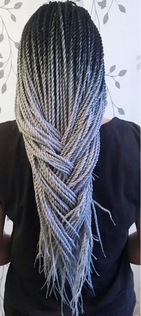 Please pay attention to: Mira Sofia Hair Amazon Store Gray Senegalese Twist, Grey Senegalese Twist, Braids 2024, Grey Braids, Vacay Hair, Grey Hair Braids, Ombre Twist, Senegalese Twist Crochet Hair, Crochet Braids Hair