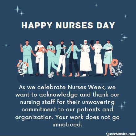 As we celebrate Nurses Week, we want to acknowledge and thank our nursing staff for their unwavering commitment to our patients and organization. Your work does not go unnoticed.