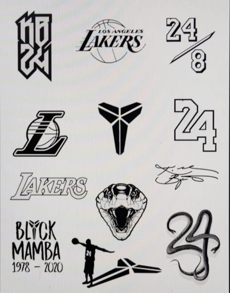 Small Kobe Bryant Tattoo, Kobe Bryant Inspired Tattoos, Small Kobe Tattoos, Kobe Inspired Tattoos, Laker Tattoos, Lebron Tattoos Ideas, Kobe Mamba Tattoo, Basketball Forearm Tattoos, Ball Tattoo Basketball