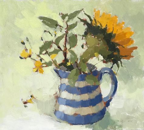 Clare Bowen Artist Clare Bowen, Still Life Oil Painting, Sunflower Painting, Painting Flowers, Daily Painting, Painting Lessons, Daily Paintworks, Fine Art Gallery, Original Fine Art