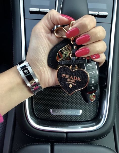 Porsche Keychain, Porsche Keys, Prada Keychain, Bf Bday, Porsche Key, Porsche Accessories, Porche Car, Birkin Mom, Porsche Panamera Turbo