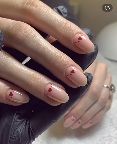 Minimal Nails Art, Bright Summer Nails, Hello Nails, February Nails, Minimal Nails, Minimalist Nails, Chic Nails, Short Acrylic Nails, Valentine's Day Nails