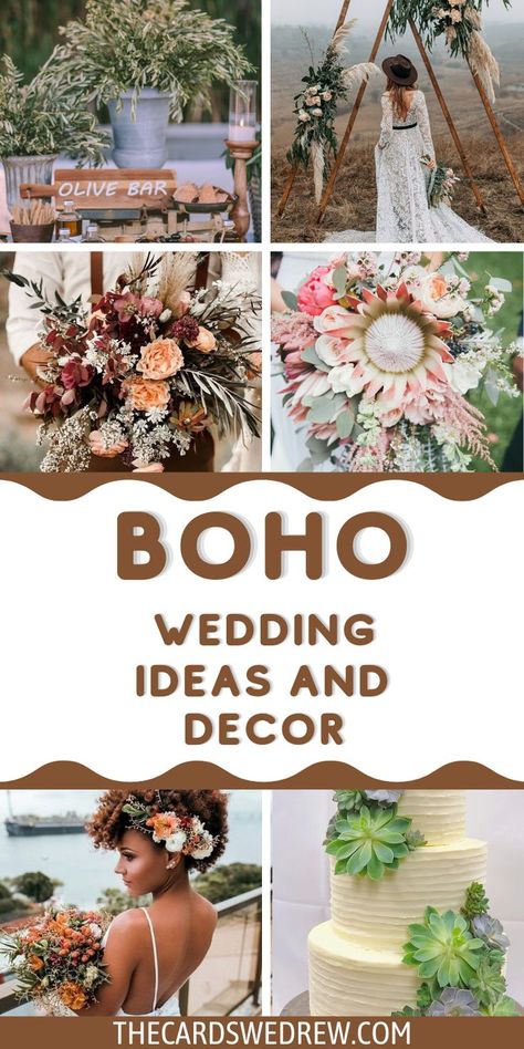 Boho Outdoor Summer Wedding, Easy Boho Wedding Centerpieces, Boho Weddings Wedding Ceremony Decor, Boho Beach Wedding Decorations Wedding Ceremony Decor, Bohemian Wedding Reception Decor, Bridal Shower Bohemian, Wedding Decor Boho Rustic, Hobo Wedding Ideas, Backyard Boho Wedding Ideas