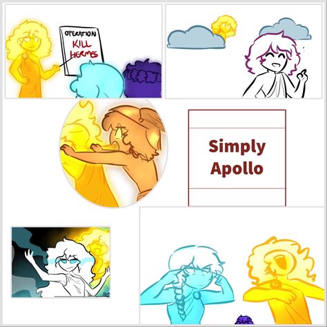 Hermes Fanart, Apollo Fanart, Overly Sarcastic Productions, Hermes And Apollo, Apollo Percy Jackson, Apollo Art, Epic Musical, Hades Greek Mythology, Apollo And Artemis