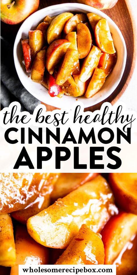 Healthy Cinnamon Apples, Fall Desserts Apple, Apple Brown Sugar, Cinnamon Sugar Apples, Baked Cinnamon Apples, Brown Sugar Recipes, Roasted Apples, Apple Recipes Easy, Fall Appetizers