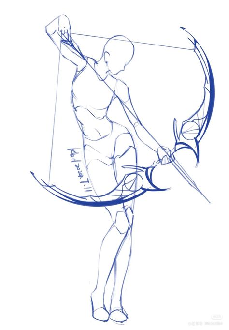 Action Pose Reference Male, Pose Reference Bow And Arrow, Hand And Arm Reference, Arms Out Pose Reference Drawing, Bow Pose Drawing, Arm Sketch Reference, Bow And Arrow Poses Reference Anime, Holding Bow Pose Reference, Bow User Pose Reference