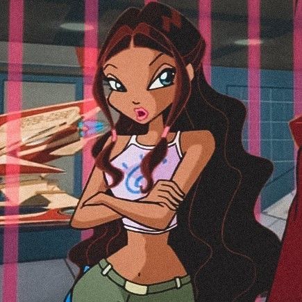 Aisha Icon, Aisha Winx, Klub Winx, Tom Y Jerry, Girl Cartoon Characters, Girl Y2k, Fairy Tattoo, Cartoon Profile Pictures, Aesthetic Tumblr