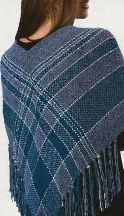 Tips and Hints for Weaving a V-Shawl Rigid Heddle Weaving Patterns, Weaving Scarfs, Tablet Weaving Patterns, Woven Shawls, Weaving Inspiration, Weaving Loom Projects, Rigid Heddle Weaving, Cotton Clouds, Heddle Loom