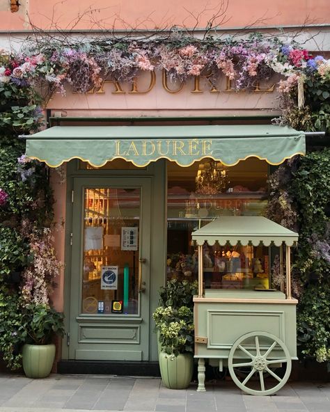 Bistro Interior Design, French Country Houses, Bistro Interior, Shop Awning, Flower Shop Design, Bakery Store, Bakery Interior, Skin Details, French Cafe