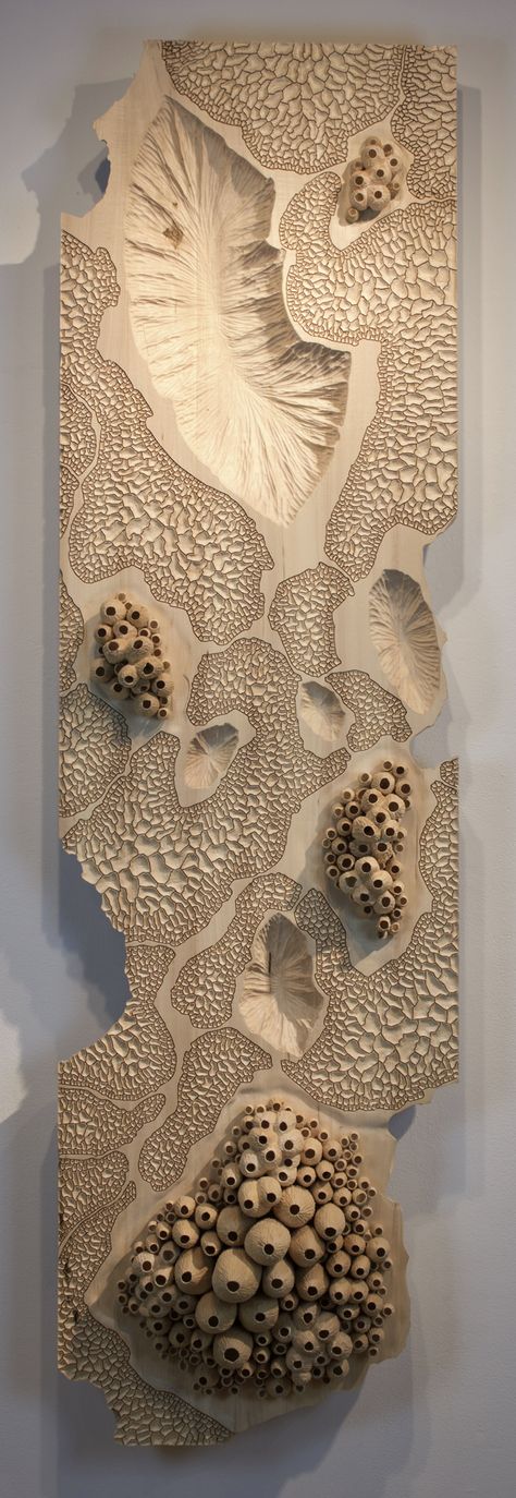 Clay Landscape Sculpture, Magnified Art, Wood Sculpture Art Abstract, Abstract Wood Sculpture, Mount Dora, Ceramic Texture, Ceramic Wall Art, 수채화 그림, Carving Designs