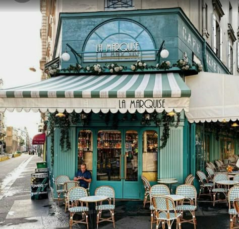 Dream Cafe, Parisian Cafe, Cafe Bakery, Cute Cafe, Parisian Life, Outdoor Cafe, French Cafe, Paris Cafe, Paris Aesthetic