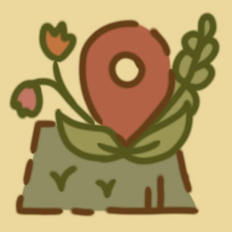 Cottage Core Icons, Cottagecore Icons, App Ikon, Kawaii App, Zestaw Ikon, Mobile App Icon, Plant Icon, Map Icons, Ios App Iphone