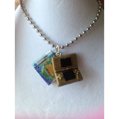 Nintendo DS and Game Necklace -You Pick Any ds/3ds Game/color - ($7) ❤ liked on Polyvore featuring jewelry, necklaces, nintendo jewelry, mini necklace, clay jewelry, clay necklace and nintendo Gamer Stuff, Ac New Leaf, Pokemon Stuff, Nintendo 3ds, Nintendo Ds, New Leaf, Clothing Ideas, Gamer Girl, Animal Crossing