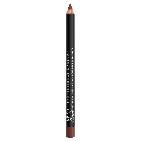 NYX Professional Makeup Suede Matte Velvet Smooth Lip Liner - Vegan Formula - Cold brew - 0.03oz Nyx Lip Liner, Nyx Matte, Lip Colours, Nyx Lip, Soft Matte Lip Cream, Nyx Makeup, Matte Lip Color, Matte Lip Cream, Cream Lipstick