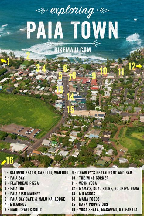 Paia Maui Map Maui Map, Paia Maui, Travel Favorites, Maui Wowie, Maui Hawaii Vacation, Hawaiian Travel, Beautiful Hawaii, Trip To Maui, Maui Travel