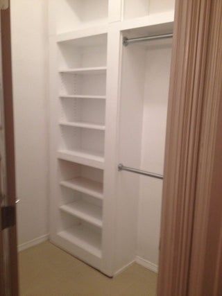 Closet With Hidden Safe Room: 5 Steps (with Pictures) Closet With Hidden Safe, Secret Doors In Houses, Hidden Safe Room, Secret Office, Safe Room Doors, Hidden Door Ideas, Closet Safe, Hidden Closet, Secret Doors