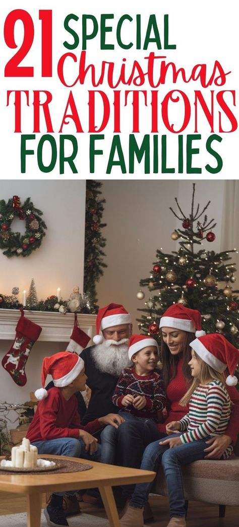 Holiday Traditions For Families Christmas Traditions Preschool, Fun Family Traditions Ideas, Santa Traditions For Kids, Christmas Morning Surprises For Kids, Family Fun Day Ideas, Holiday Traditions For Kids, Santa Traditions, Make Christmas Magical For Kids, Holiday Family Traditions