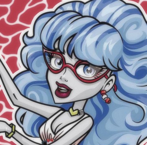 Ghoulia Yelps, Monster High, Hair, Blue