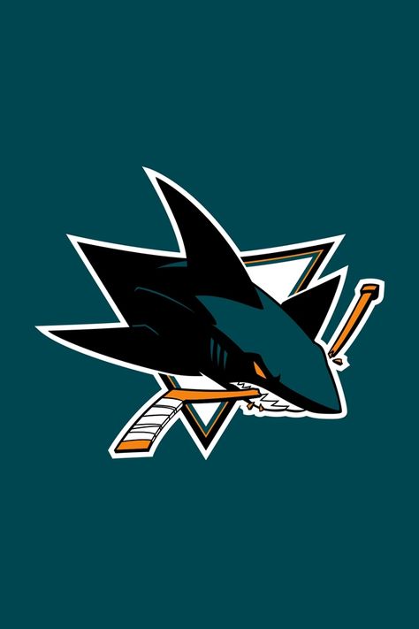 San Jose Sharks Shark Wallpaper Iphone, San Jose Sharks Hockey, Sharks Hockey, Nhl Wallpaper, Cool Sharks, Sport Logos, Hockey Logos, Nhl Logos, Shark Logo