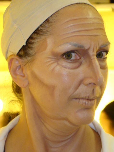 Gaunt Makeup, Aged Makeup, Ageing Makeup, Old Lady Makeup, Theater Makeup, Age Makeup, Old Age Makeup, Aging Makeup, Woman Makeup