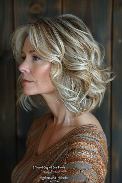 Discover 30 stylish short hairstyles for women over 50, from sleek bobs to modern shags, that are easy to maintain and perfect for any occasion. Hairstyles For 50 Year Old Women, Medium Wavy Hairstyles, Choppy Bob Hairstyles For Fine Hair, 35 Years Old, Warm Browns, Wavy Hairstyles Medium, Layered Haircuts For Medium Hair, Haircuts For Women Over 50, Choppy Bob Hairstyles