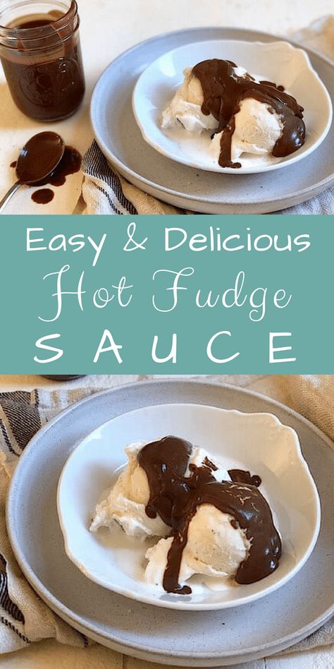 Easy Hot Fudge Sauce, Easy Hot Fudge, Hot Fudge Sauce Recipe, Fudge Sauce Recipe, Dairy Queen Ice Cream Cake, Hot Fudge Sauce, Jamie Oliver Recipes, Curd Recipe, Fudge Sauce