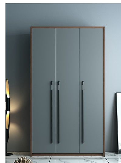 Sleek Cupboard Design, Interior Cupboard Design Bedroom, Wardrobe For Wooden Flooring, Wardrobe Matte Laminate Design, Wooden Flooring Bedroom Wardrobe, 3 Door Wardrobe Laminate Design, Wardrobe Laminates Bedrooms, Cubords Colour Ideas Bedroom, 6 Feet Wardrobe Design