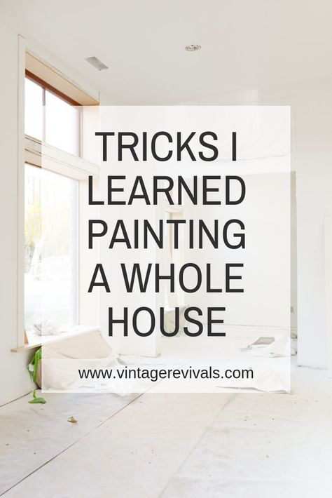 Painting Walls Tips, House Painting Tips, Film Decor, Easy Home Improvement Projects, Easy Home Improvement, Paint Your House, Home Improvement Loans, Vintage Revival, Organized Life