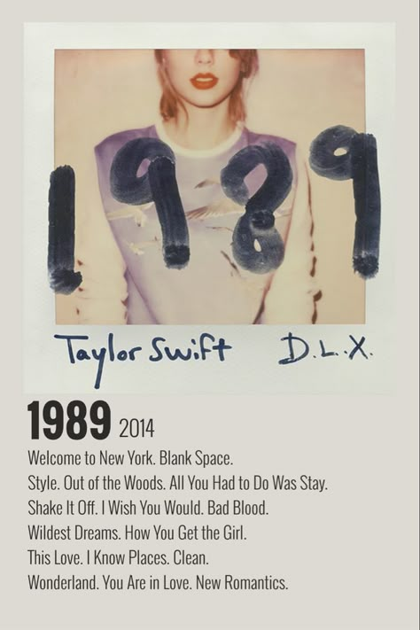 1989 Collage, 1989 Taylor Swift Album, Taylor Swift Collection, Song Posters, Music Poster Ideas, Taylor Swift Albums, Album Posters, Polaroid Posters, Music Poster Design