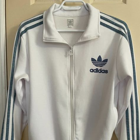 Adidas track jacket Adidas Clothes, Adidas Jacket Women, Adidas Retro, Retro Jacket, Adidas Track Jacket, Guys Clothing Styles, Adidas Jackets, Adidas Track, Easy Trendy Outfits