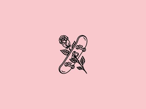 Skater by DOOOM on Dribbble Skater Tattoos, Artist Logo, Pop Art Wallpaper, Logo Images, Art Clothes, Art Logo, Art Drawings Sketches, Tattoo Artist, Drawing Sketches